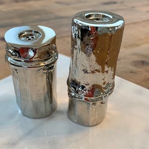NWT Michael Aran Bamboo Salt & Pepper Set